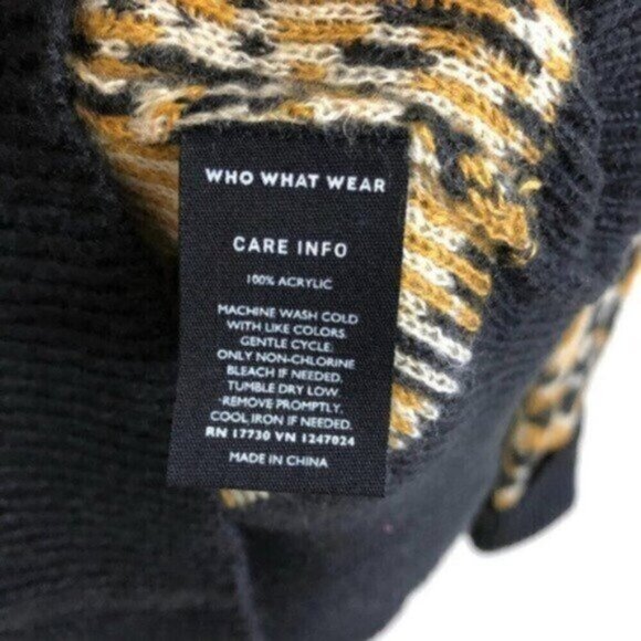 Who What Wear | Women's Crew Neck Leopard Print Sweatshirt Size XS - Picture 7 of 8